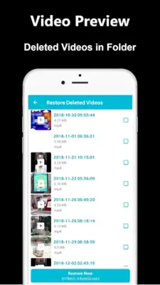 Deleted Video Recovery android App screenshot 2